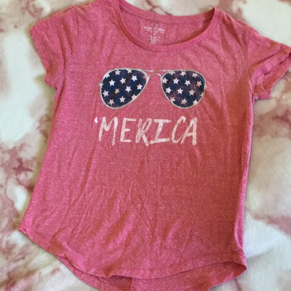 Merica Red Patriotic Tshirt size Medium Resale - Picture 7 of 15